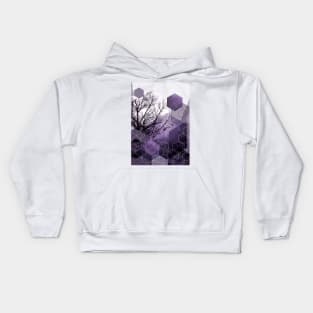 Purple Tree Part One Kids Hoodie